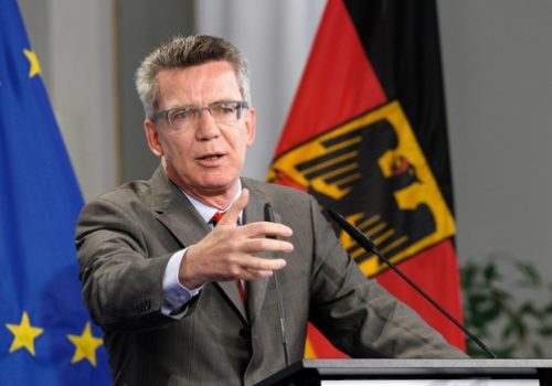 Germany's former defence minister Thomas de Maiziere