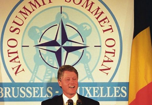 President Bill Clinton at the 1994 NATO Summit