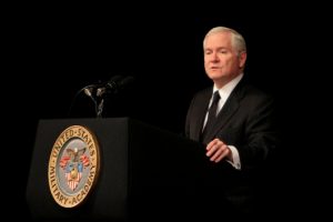 Former Secretary of Defense Robert Gates