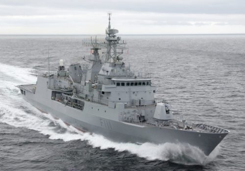 New Zealand frigate HMNZS Te Mana