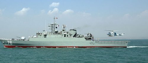Iranian frigate Jamaran