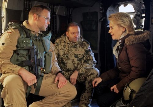 German Defense Minister Ursula von der Leyen in Afghanistan