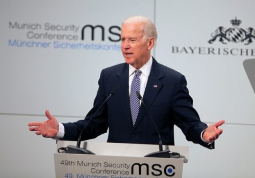Vice President Joe Biden at the 2013 Munich Security Conference