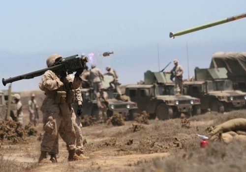 FIM-92A Stinger missile fired on July 28, 2009