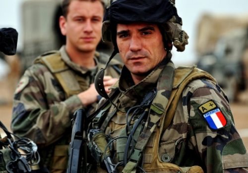 French soldier in Afghanistan, Feb. 7, 2010