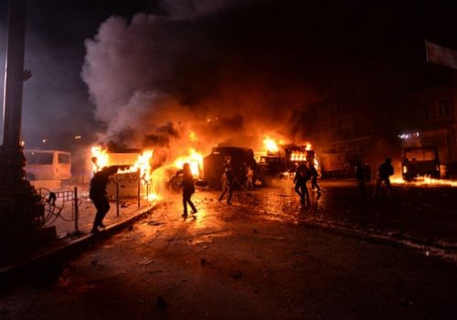 Violence in Kiev, Jan.19, 2014