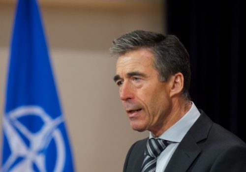 NATO Secretary General Anders Fogh Rasmussen, April 19, 2013