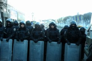 Yanukovich security forces in Kiev, Dec. 14, 2013