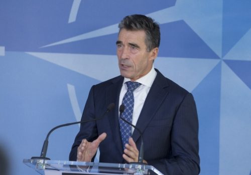 NATO Secretary General Anders Fogh Rasmussen, Oct. 22, 2013