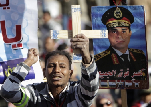 Christians, Mostly, Embracing Sisi