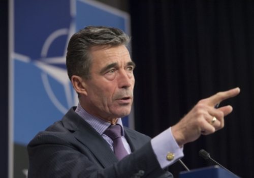 NATO Secretary General Anders Fogh Rasmussen, Feb. 26, 2014