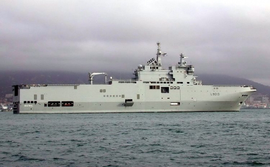 Russia’s Mistral Warship Sets Sail for First Time