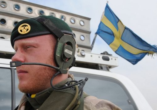 Swedish soldier in Afghanistan