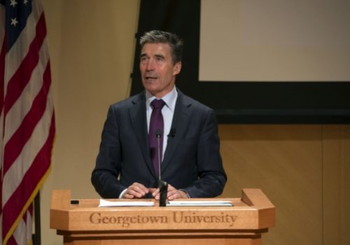 NATO Secretary General Anders Fogh Rasmussen, March 19, 2014