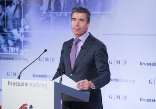 NATO Secretary General Anders Fogh Rasmussen, March 21, 2014