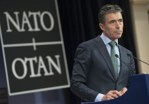 NATO Secretary General Anders Fogh Rasmussen, April 1, 2014