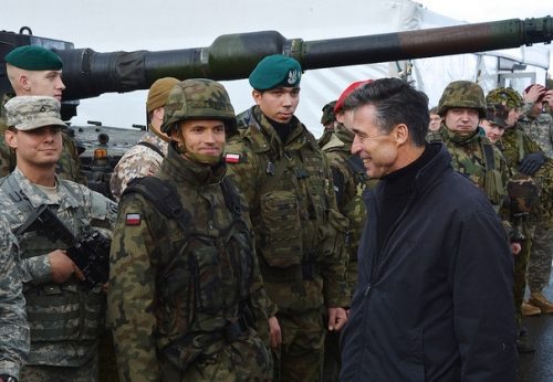 Secretary General Anders Fogh Rasmussen at NATO's Steadfast Jazz exercise
