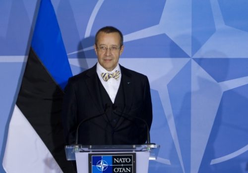 Estonian President Toomas Henrik Ilves, Dec. 9, 2010