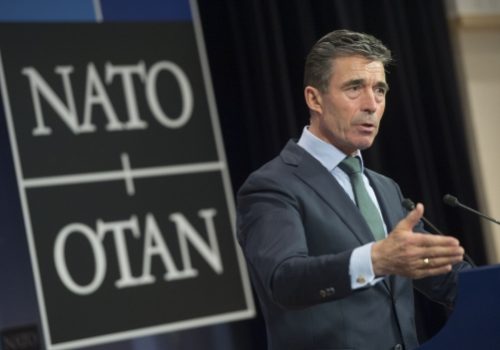 NATO Secretary General Anders Fogh Rasmussen, April 1, 2014