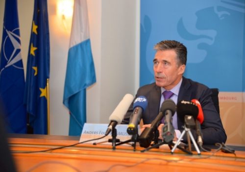 NATO Secretary General Anders Fogh Rasmussen, April 15, 2014