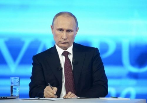 Russian President Vladimir Putin, April 17, 2014