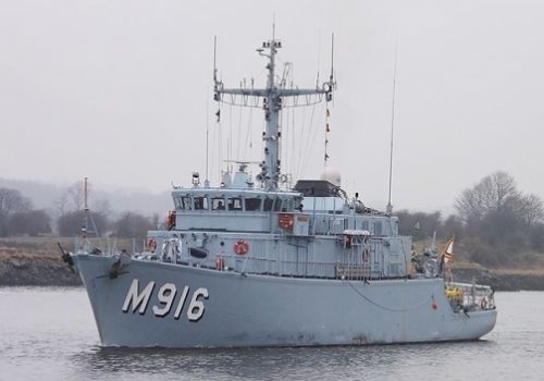 One of the ships in NATO's naval group is the BNS Bellis