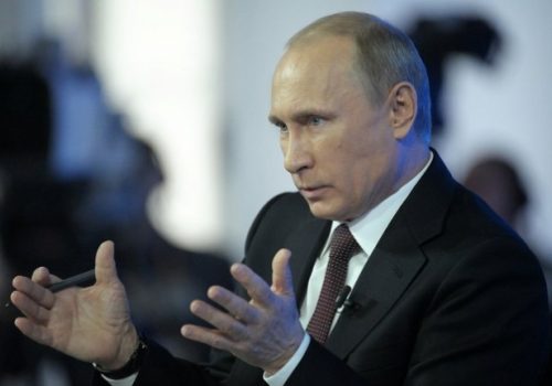 Russian President Vladimir Putin, April 17, 2014