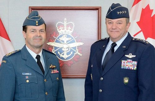 Canada's Chief of Defense Gen. Tom Lawson and SACEUR Gen. Philip Breedlove
