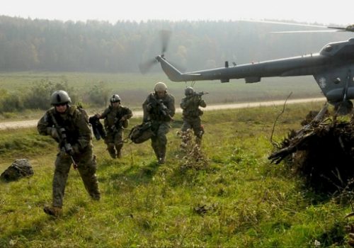 US and Polish special operations forces training, Sept. 23, 2011