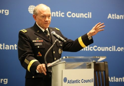 Chairman of the Joints Chiefs of Staff General Martin Dempsey, May 14, 2014