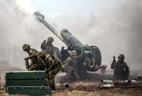 Troops from nine NATO members are participating in Steadfast Javelin exercise