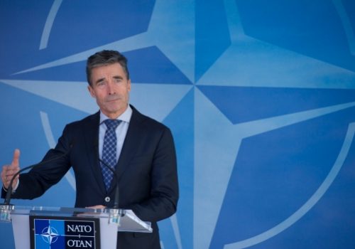 NATO Secretary General Anders Fogh Rasmussen, April 16, 2014