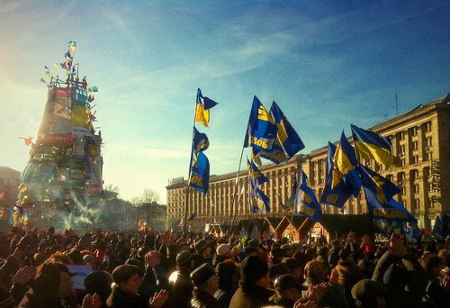 Kyiv's Maidan movement presses its demands last winter for rule of law, an end to official corruption, and closer relations with the European Union. (CC License)