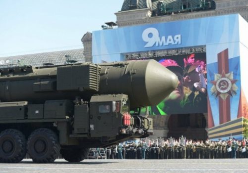 Russian missile in Moscow Victory Day Parade