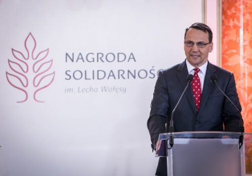 Polish Foreign Minister Radoslaw Sikorski, June 3, 2014