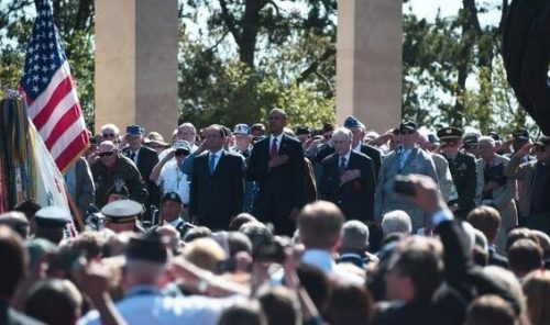 President Barack Obama in Normany, June 6, 2014