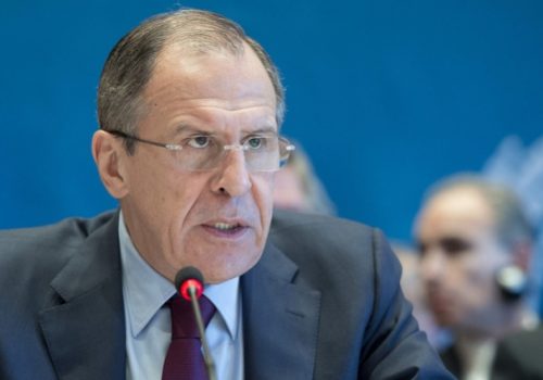 Russian Foreign Minister Sergei Lavrov, Jan. 22, 2014