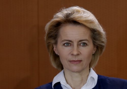 German Defense Minister Ursula von der Leyen