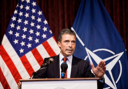 NATO Secretary General Anders Fogh Rasmussen, Austin, May 10, 2011