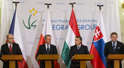The Prime Ministers of Hungary, Slovakia, Poland, and the Czech Republic, Jan. 29, 2014