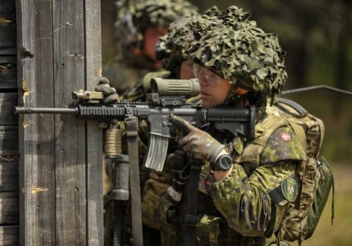 Danish soldiers training in Germany, July 04, 2014