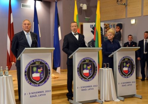 The Presidents of the three Baltic States, Nov. 6, 2013