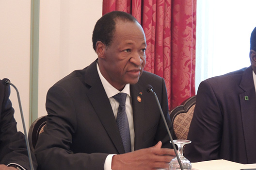 Discussion with the President of Burkina Faso and the ECOWAS Commission President