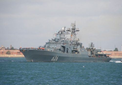 Russian destroyer Vice-Admiral Kulakov