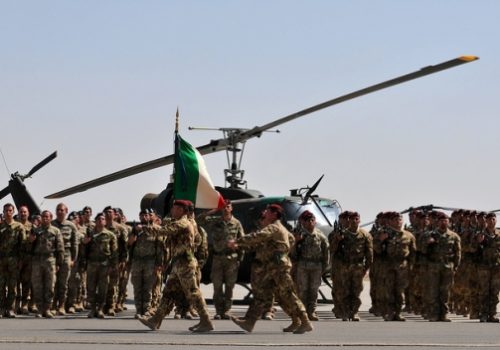 Italian troops in Afghanistan, Sept. 28, 2011