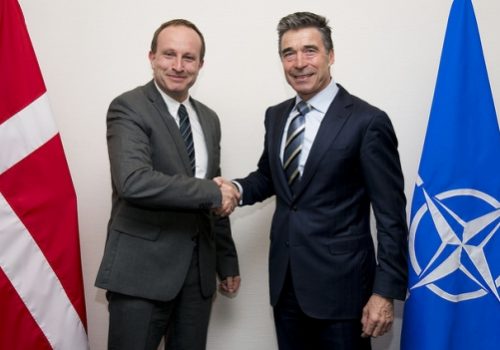 Danish Foreign Minister Martin Lidegaard and Secretary General Anders Fogh Rasmussen, March 18, 2014