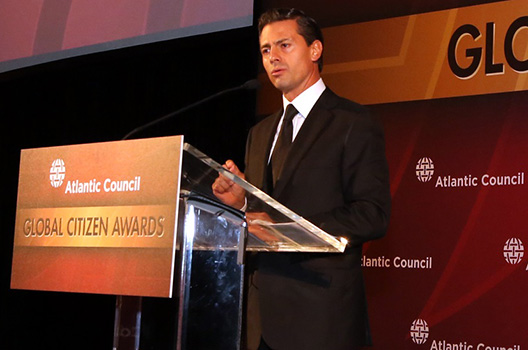 Mexican President Peña Nieto Receives Atlantic Council Global Citizen Award