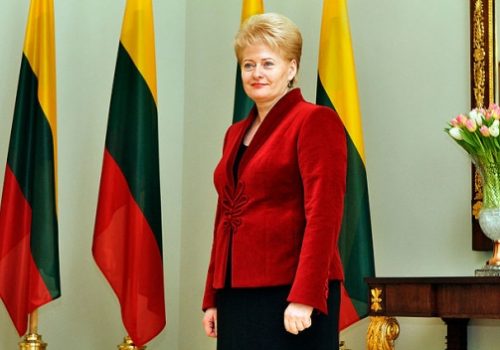 Lithuanian President Dalia Grybauskaitė