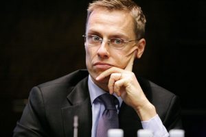 Finnish Prime Minister Alexander Stubb, Oct. 27, 2008