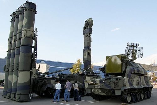 Russian S-300V SAM and Tor-M1 in 2008